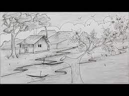 How To Draw A Village Scenery With Pencil Step By Step Youtube With Images Village Scene Drawing Pencil Drawings Of Love Landscape Drawings Drawing,pastel drawing,nature drawing,landscape scenery drawing,village scenery drawing,step by step drawing,step by step.