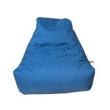 كرسي محشو كريات للأماكن الخارجية أزرق Large Saco Store