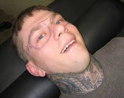 This guy got glasses tattooed, Atleast he won't ever lose them.. 😬😅