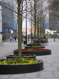 Promenade Of Light Old Street London Street Trees Planters Old Street