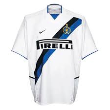 02 03 Inter Milan Away White Retro Jerseys Shirt Cheap Soccer Jerseys Shop Retro Shirts Soccer Jersey Jersey Shirt