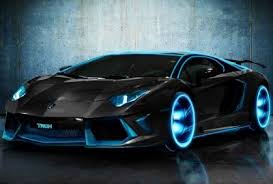 Lamborghini Aventador Tron Blue Edition Wallpaper Lamborghini Aventador Wallpaper Lamborghini Cars Sports Car Wallpaper