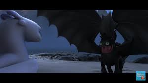 Toothless Badly Trying To Flirt With The Light Fury Yes And He S Sooooo Cute How Train Your Dragon How To Train Your Dragon Dragon Rider