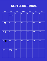 September 2025 Calendar – My Calendar Land