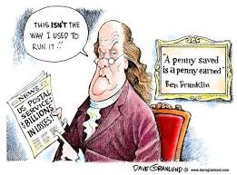 Ben Franklin Franklin Cartoon Postal Service Humor Laugh Out Loud