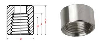 Asme B16 11 Threaded Half Coupling Ss Threaded Half