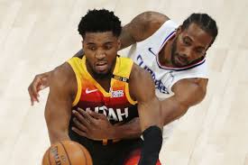 Utah jazz are an american professional basketball team competing in the western conference northwest division of the nba. Utah Jazz Donovan Mitchell S 37 Points Power Jazz Past La Clippers Deseret News