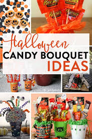 Halloween Candy Bouquet Ideas The Bewitchin Kitchen Halloween Candy Crafts Easy Diy Candy Diy Halloween Candy