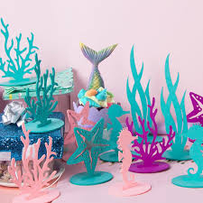 Maybe you would like to learn more about one of these? 2pcs Diy Mermaid Party Little Mermaid Decoration Felt Table Centerpiece Under The Sea Girl Birthday Party Supplies Baby Shower Shopee Philippines