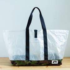 刺し子 紺色 白リボン 麻チクチクトート bolsos cartera carteras bolso