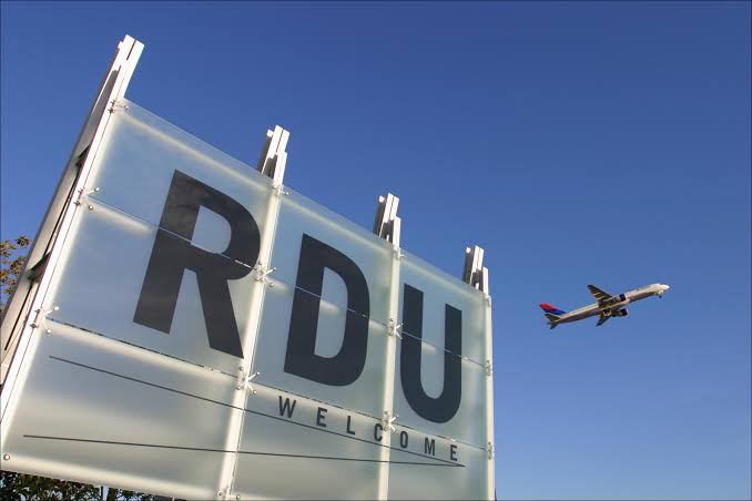Mga resulta ng larawan para sa Raleigh–Durham International Airport or RDU welcome sign"