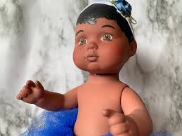 OOAK Dyed American Girl 8 inch Baby Doll “Angelica”