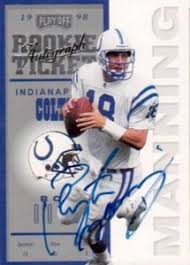 The back of the card reads, a star from the moment he stepped on campus at the u. Peyton Manning Cards Rookie Cards And Memorabilia Buying Guide