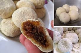 500g tepung pulut air secukupnya utk bancuhan tepung menjadi doh 2 bji telur minyak utk menggoreng sedikit gula pasir / gula perang. Resipi Kuih Tepung Gomak Paling Enak Mudah
