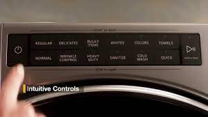 Front load washer door latch bypass can be quickly done by pressing the control lock button . Wfw6620hc 27 Whirlpool 4 5 Cu Ft Closet Depth Front Load Washer With Load Go Xl Dispenser And Intuitive Controls Chrome Shadow