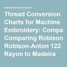 thread conversion charts for machine embroidery comparing