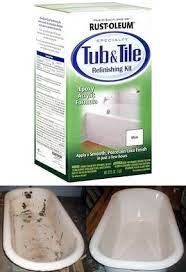 100% complete satisfaction/money back guaranteed. This Before And After Photo From A Customer Shows How Effective This Tub And Tile Refinishing Kit Was At Restoring Refinishing Kit Diy Bathtub Tile Refinishing