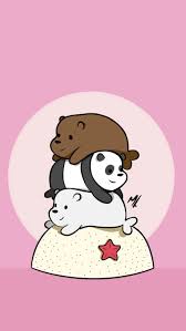 Pin De Audelis Perez En Cute Cartoon Fondos De Pantalla Panda Fondo De Pantalla Oso We Bare Bears
