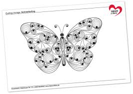 Passendes material jetzt online kaufen! Quilling Vorlage Schmetterling Ideen Mit Herz Quilling Idee Mit Herz Basteln Mit Papierstreifen