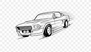 These cars colouring pages will provide hours of entertainment for your kids. Ford Mustang Car Coloring Book Drawing Png 600x470px Ford Mustang Artwork Automotive Design Automotive Exterior Black
