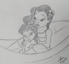 Lilo And Nani Sketch By Yenthe Joline My Sister Sisters Drawing Art Drawings Drawings