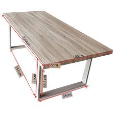 Que vous soyez à la recherche d'une table de cuisine design ou de chaises de salle à manger en accord avec votre décoration intérieure, vous trouverez sur notre site de vente en ligne les produits dont vous rêviez. Grande Table A Manger En Mdf Imitation Bois En Promotion