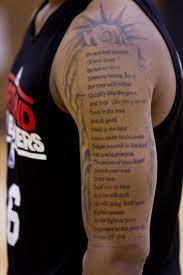 A sterile and clinical environment. Nba Tattoos A Look At The 2012 Draft