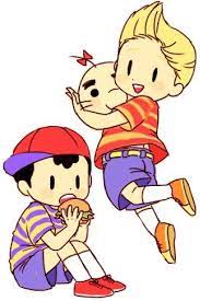Ness And Lucas With Mr Saturn C Ness And Lucas Mother Games Mother 3 Earthbound