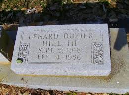 Lenard Dozier Hill III (1918-1986)