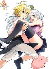 Nanatsu No Taizai Meliodas Y Elizabeth Render Seven Deadly Sins Anime Seven Deadly Sins Anime