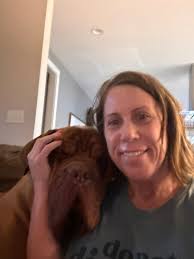 Our groomers have a great sense of humor! I do not think Basher is amused!  🤪🎅🏻😂