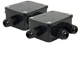 Learn more about electrical codes for underground wiring. Kekeou External Junction Box Underground Electrical Junction Box Cable Connector Box 5 Way External Electrical Junction Box Outdoor M20 Wire Range 4mm 8mm 2 Pack Amazon Com