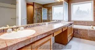 Changing the bathroom sink or vanity is an easy way to update your bathroom. Red Agate Marble Custom Vanity Tops China Red Pink Marble Bathroom Countertops Polished Engineered Stone Bathroom Tops Stonecontact Com