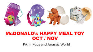 Mcdonald's malaysia's marketing director eugene lee said that the purpose of coming up with this happy meal readers programme is to foster a reading he also pointed out that the happy meal readers programme also aims to aid the government's aspirations to make malaysia a reading nation. Mcdonald S Happy Meal Toy October November 2020 Jurassic World And Pikmi Pops The Wacky Duo Singapore Family Lifestyle Travel Website