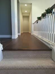 Photo Of Incredible Carpets Flooring Orange Ca United States Incredible Floors Meticulous Transition Fr Hallway Flooring Carpet Stairs Carpet Staircase