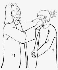 Stations of the cross coloring pages 4 jesus meets his mother. Download Jesus Heals The Deaf Man Coloring Page Clipart Mark 7 31 37 Colouring Page Free Transparent Png Download Pngkey