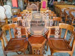 Bahan terbuang jika kreatif tetap menarik. Set Anggur 2 Kerusi 1 Meja Cindo Antik Perabot Jati Facebook