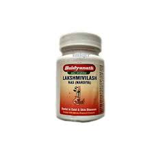 Baidyanath (Jhansi) Lakshmivilash Ras (Nardiya) 40 Tablets | Classical Ayurvedic Skin Disease, Blood Purifier & Female Health
