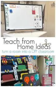 Creating A Homeschool Classroom For Virtual Teaching In 2020 Homeschool Classroom Homeschool Classroom Decor Diy Classroom