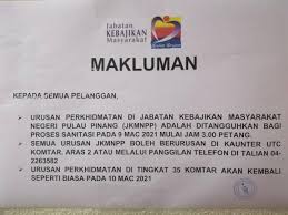 We did not find results for: Jabatan Kebajikan Masyarakat Negeri Pulau Pinang Posts Facebook