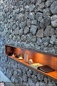 Inset Display Shelf In Rock Wall With Downlighting Iconic Stone Walls At X2 Kui Buri Resort Thailand Stone Interior Resort Interior