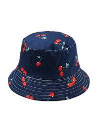 Fruit Pattern Bucket Hat Bucket Hat Fashion Outfits With Hats Black Bucket Hat