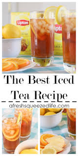 How do i make sweet tea with lipton tea bags? Basic Iced Tea Recipe