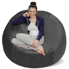 Sofa Sack Memory Foam Bean Bag Chair 5 Ft Walmart Com In 2020 Bean Bag Sofa Bean Bag Chair Cool Bean Bags