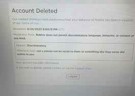 are you serious? : rROBLOXBans