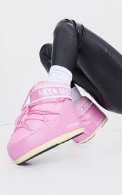 Tecnica metallic purple moon boots snow 39 the original shiny 8 8.5 winter skitop rated seller. Moon Boot Pink Classic Low Shoes Prettylittlething Qa