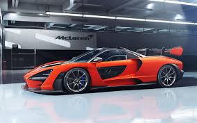 Download Wallpapers Mclaren Senna 2019 Hypercar Orange Sports Coupe New Supercar Mclaren Besthqwallpapers Com Cool Sports Cars New Mclaren Super Cars