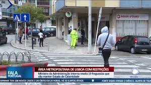 Muitas lojas ainda não abriram, muitos trabalhadores estão em casa, em lay off. Area Metropolitana De Lisboa Com Restricoes Record Europa R7 Fala Portugal