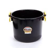 Little Giant® Plastic Muck Tub | Durable & Versatile Utility Bucket with  Handles | Muck Bucket | Durable Handles | 40 Quart | Black