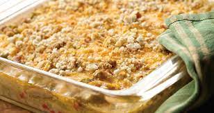 There currently aren't any reviews or comments for this recipe. English Pea Casserole Our State